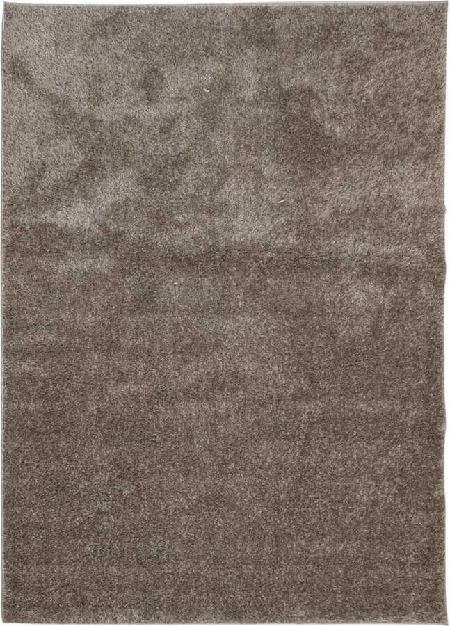 VidaXL -Vloerkleed-ISTAN-hoogpolig-glanzend-200x280-cm-grijs