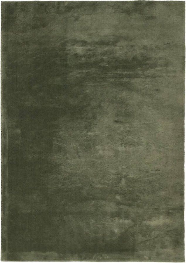 VidaXL -Vloerkleed-HUARTE-laagpolig-zacht-wasbaar-120x170-cm-bosgroen
