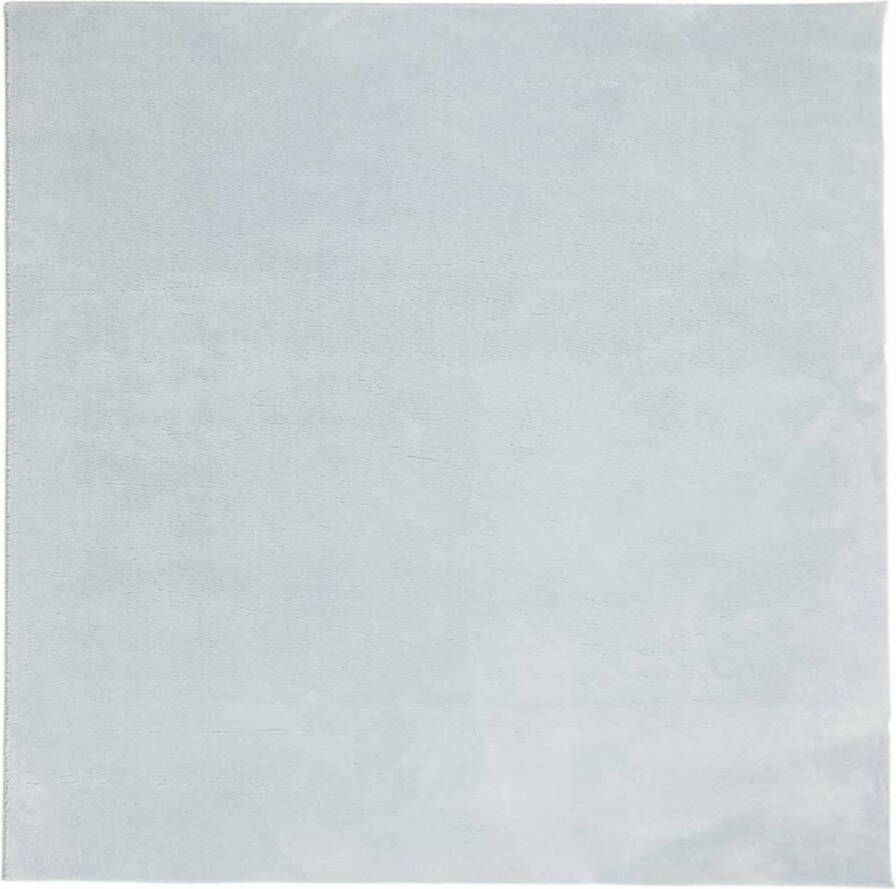 VidaXL -Vloerkleed-HUARTE-laagpolig-zacht-wasbaar-200x200-cm-blauw