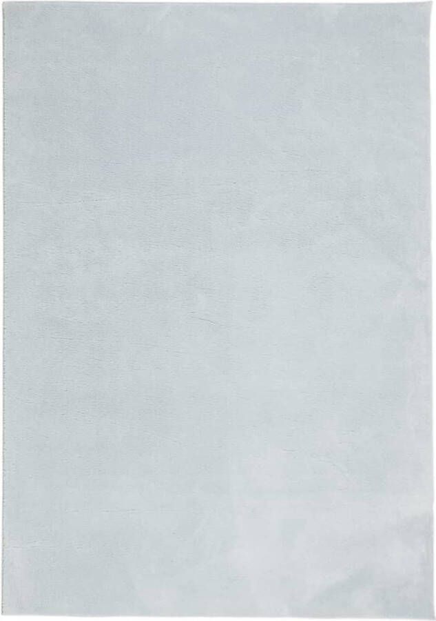 The Living Store HUARTE Vloerkleed 160 x 230 cm Blauw Superzacht 18 mm poolhoogte Anti-slip 100% Polyester OEKO-TEX Vloerkleed Woonkamer Slaapkamer Anti Slip Polyester - Foto 2