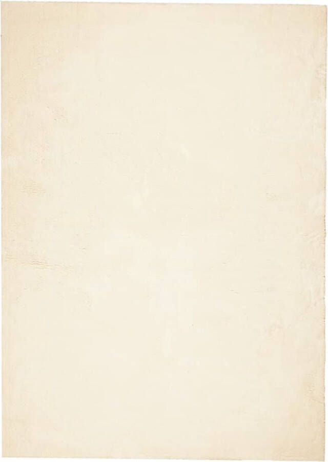 The Living Store HUARTE Vloerkleed 200 x 280 cm Crème 100% polyester Moderne stijl 18 mm poolhoogte Vloerkleed Huiskamer Tapijt Woonkamer Decoratie Beige Vloerkleed Polyester Vloerkleed - Foto 2