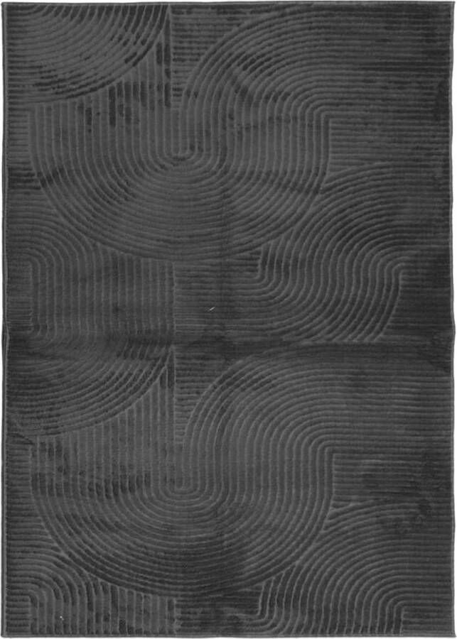VidaXL -Vloerkleed-IZA-laagpolig-Scandinavisch-200x280-cm-antraciet