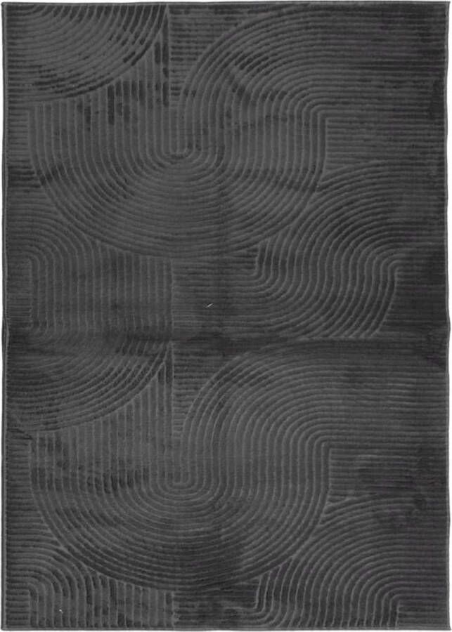 VidaXL -Vloerkleed-IZA-laagpolig-Scandinavisch-240x340-cm-antraciet