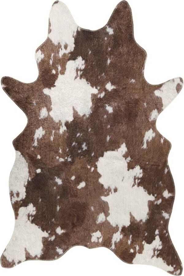 VidaXL -Vloerkleed-koeienpatroon-wasbaar-anti-slip-120x170-cm-zwart-wit