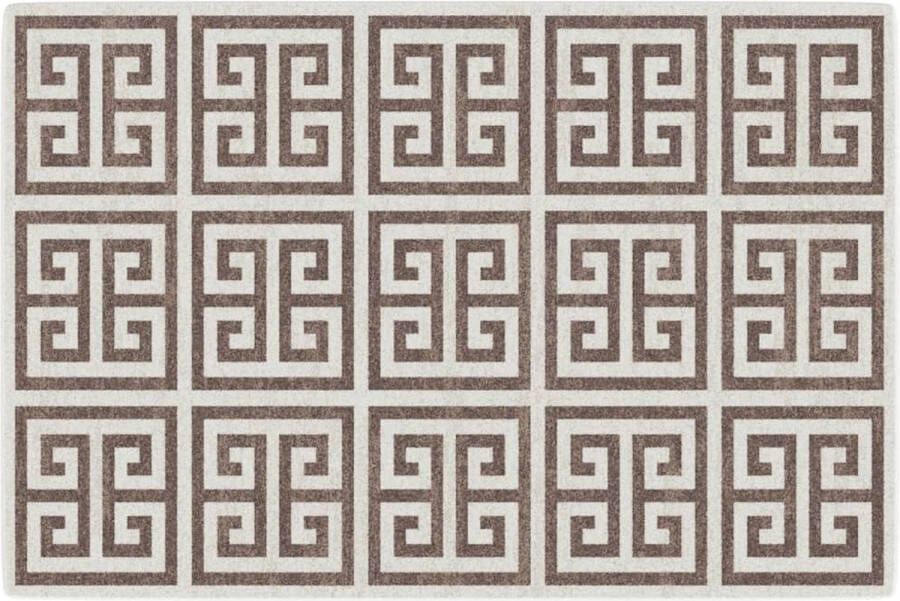 The Living Store Vloerkleed Dupont 120x180 cm Meerkleurig Hypoallergeen Anti-slip Vouwbaar Vloerkleed Interieurdecoratie Livingroom Decoratie Salontapijten Multifunctioneel Tapijt - Foto 2