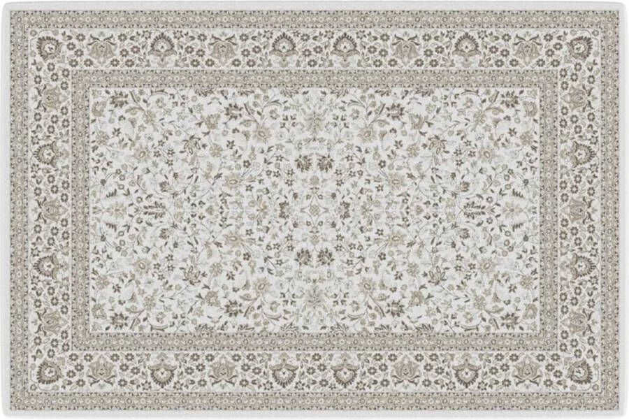 The Living Store Vloerkleed Sorona Dupont Meerkleurig 120 x 180 cm Pauw ontwerp Vloerkleed Pauw Print Multicoloured Indoor Outdoor Bruine Kleuren - Foto 2