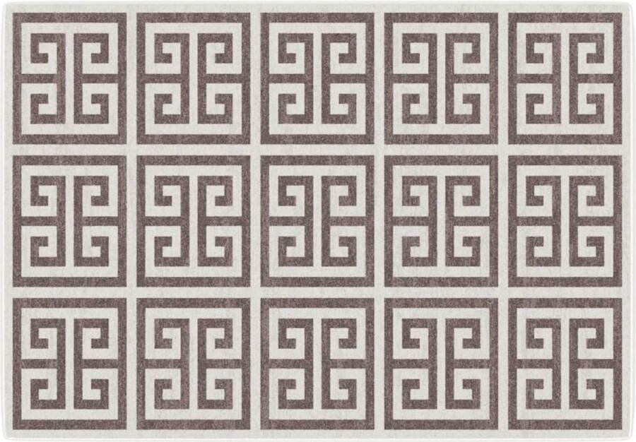 The Living Store Vloerkleed Sorona Dupont 160 x 230 cm Multicolor met anti-slip waterafstotend Vloerkleed Multicoloured Vloerkleed Ronde Vloerkleed Zacht Vloerkleed Anti Slip Vloerkleed - Foto 2