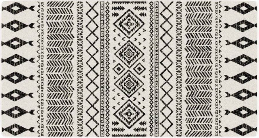 The Living Store Vloerkleed Sorona Dupont 80 x 150 cm Meerkleurig Indiaans Ontwerp Vloerkleed Indiaas Ontwerp Multicoloured Binnen Buiten