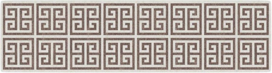 The Living Store Vloerkleed voor binnen buiten laagpolig 80x300 cm meerkleurig Vloerkleden Tapijten Kamerdecoratie Woonkamer Decoratie Slaapkamer Decoratie - Foto 2