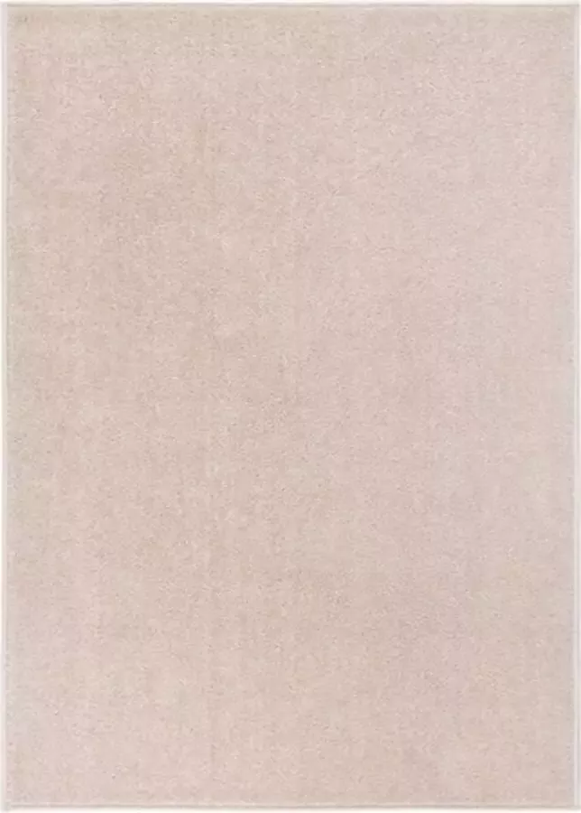 VidaXL -Vloerkleed-kortpolig-120x170-cm-donkerbeige