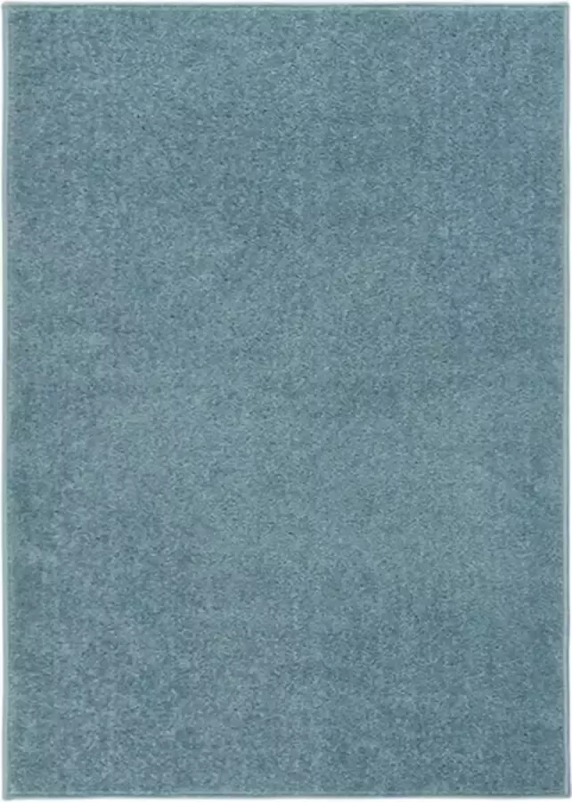 VidaXL -Vloerkleed-kortpolig-140x200-cm-blauw