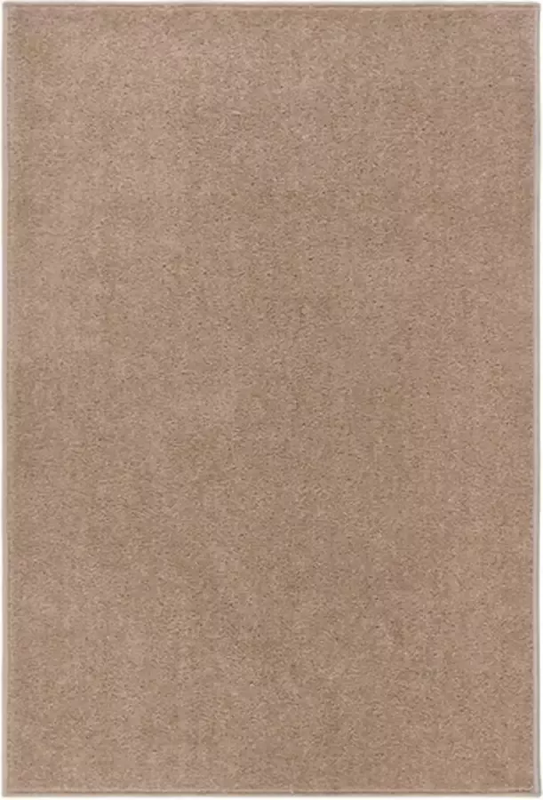 VidaXL -Vloerkleed-kortpolig-160x230-cm-bruin