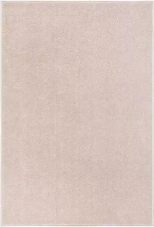 VidaXL -Vloerkleed-kortpolig-160x230-cm-donkerbeige - Foto 2