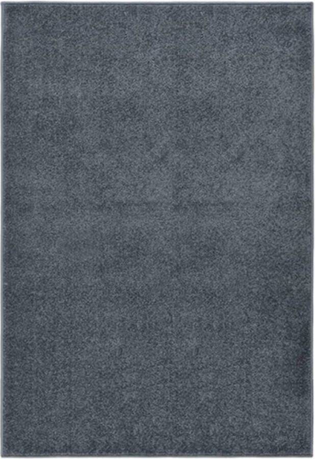 VidaXL -Vloerkleed-kortpolig-200x290-cm-antracietkleurig