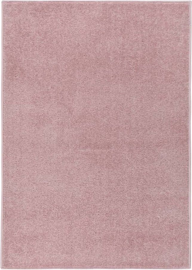 VidaXL -Vloerkleed-kortpolig-240x340-cm-roze