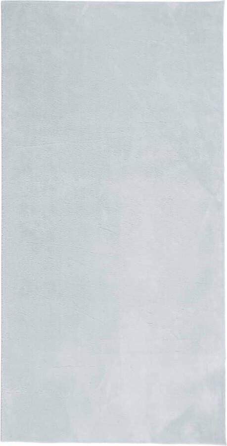 VidaXL -Vloerkleed-HUARTE-laagpolig-zacht-wasbaar-100x200-cm-blauw