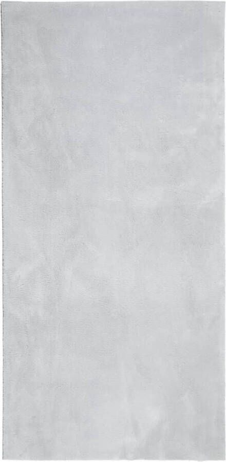 VidaXL -Vloerkleed-HUARTE-laagpolig-zacht-wasbaar-100x200-cm-grijs