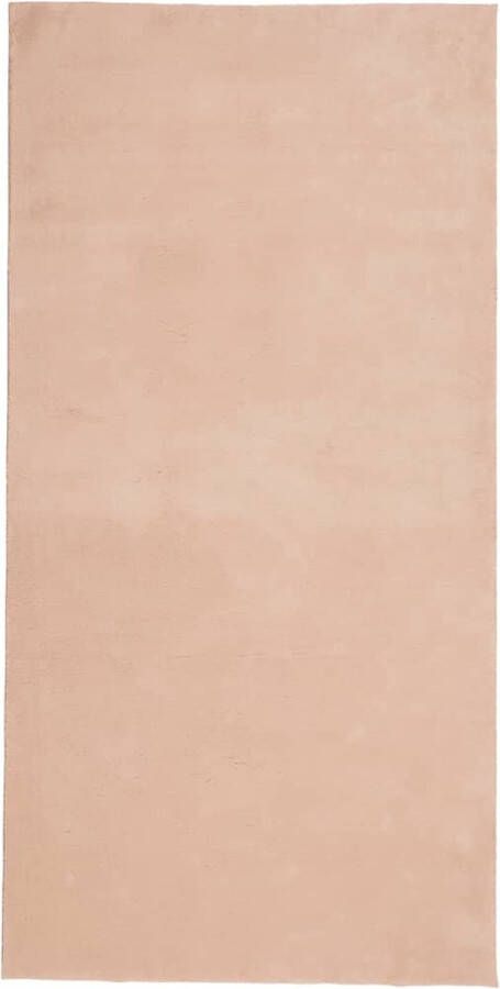 VidaXL -Vloerkleed-HUARTE-laagpolig-zacht-wasbaar-100x200-cm-roze - Foto 2