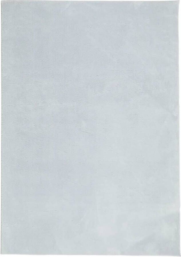 VidaXL -Vloerkleed-HUARTE-laagpolig-zacht-wasbaar-120x170-cm-blauw - Foto 2