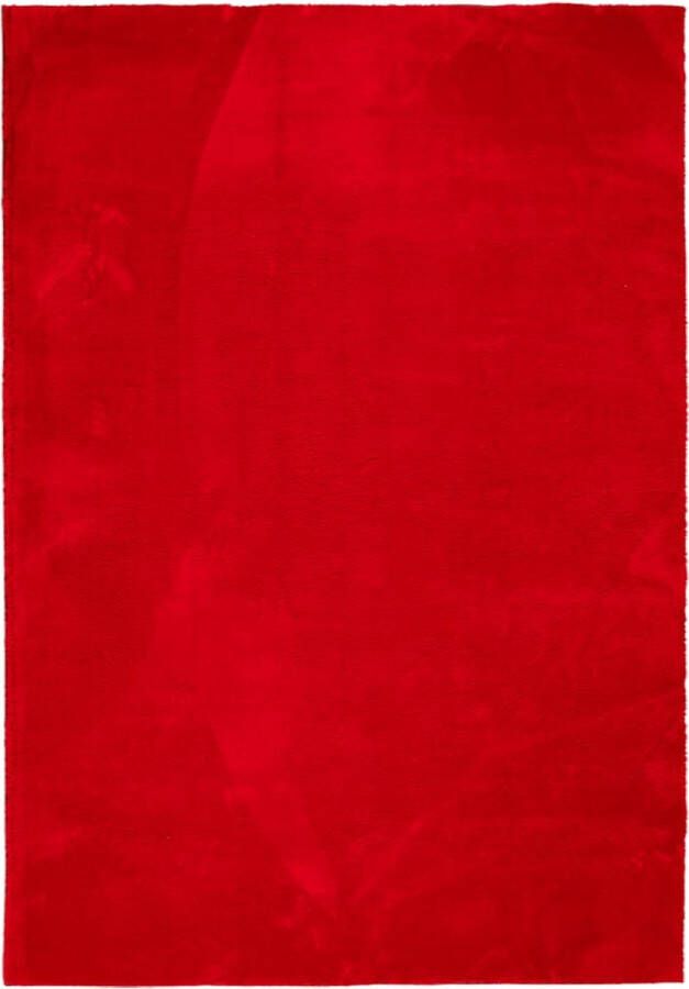 VidaXL -Vloerkleed-HUARTE-laagpolig-zacht-wasbaar-120x170-cm-rood