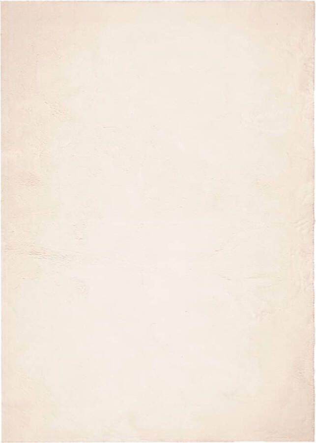 VidaXL -Vloerkleed-HUARTE-laagpolig-zacht-wasbaar-140x200-cm-beige