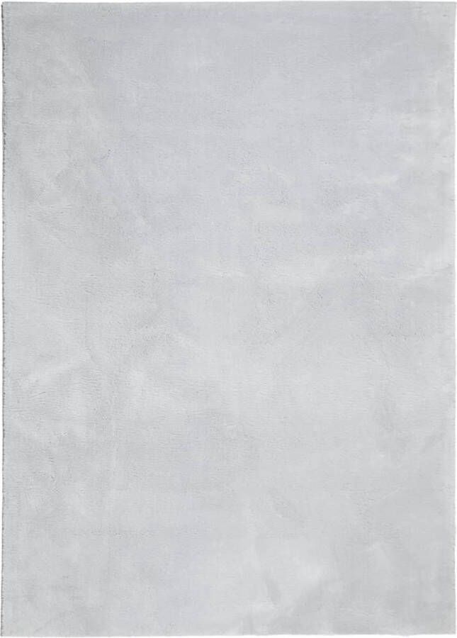 VidaXL -Vloerkleed-HUARTE-laagpolig-zacht-wasbaar-160x230-cm-grijs