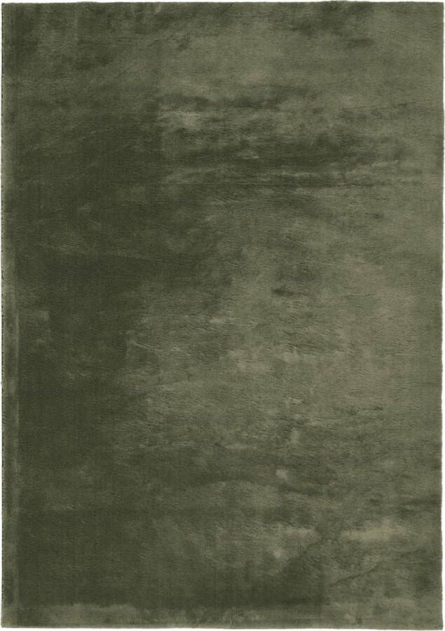 VidaXL -Vloerkleed-HUARTE-laagpolig-zacht-wasbaar-200x280-cm-bosgroen - Foto 2