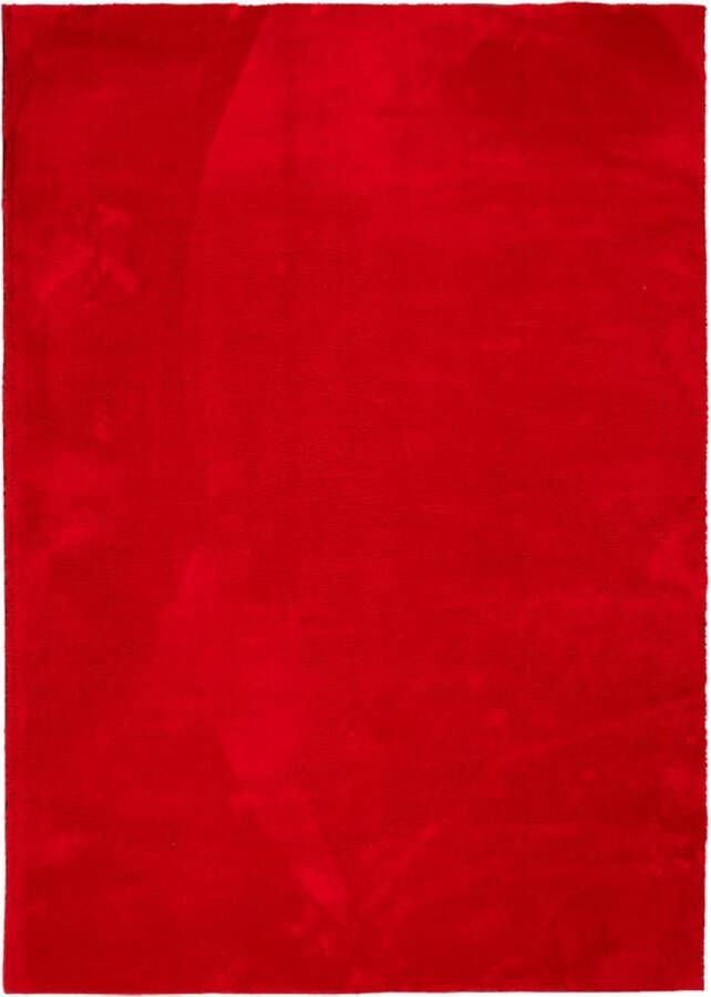 VidaXL -Vloerkleed-HUARTE-laagpolig-zacht-wasbaar-240x340-cm-rood