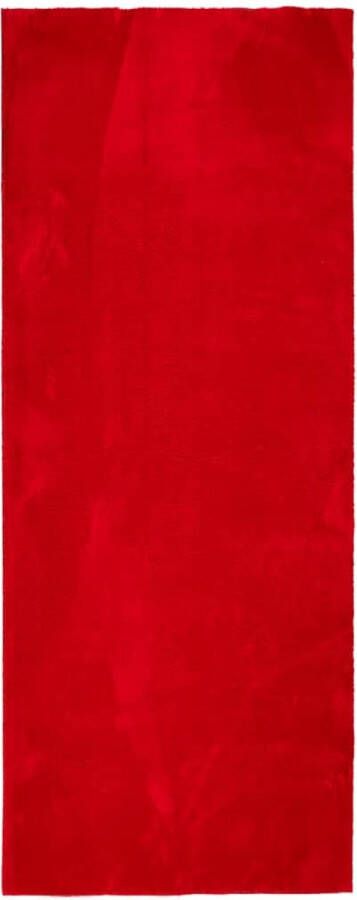 VidaXL -Vloerkleed-HUARTE-laagpolig-zacht-wasbaar-80x200-cm-rood - Foto 2