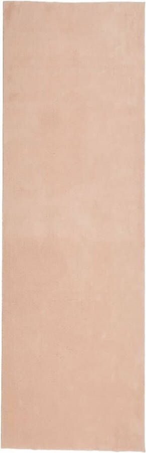VidaXL -Vloerkleed-HUARTE-laagpolig-zacht-wasbaar-80x250-cm-roze - Foto 2