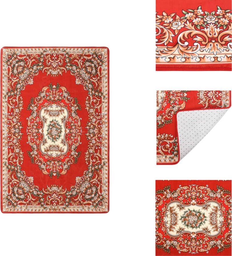 VidaXL Tapijtloper Tapijtlopers Loper Lopers Vloerkleed bedrukt oosters 160x230 cm meerkleurig