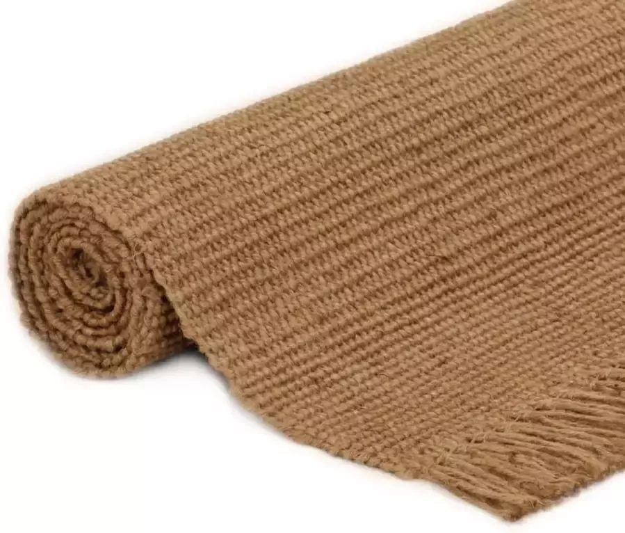 VidaXL -Vloerkleed-met-kwastjes-120x180-cm-jute