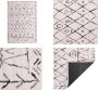 VidaXL Vloerkleed met print 160x230 cm stof meerkleurig Kleed Kleden Vloer Kleed Vloer Kleden - Thumbnail 1