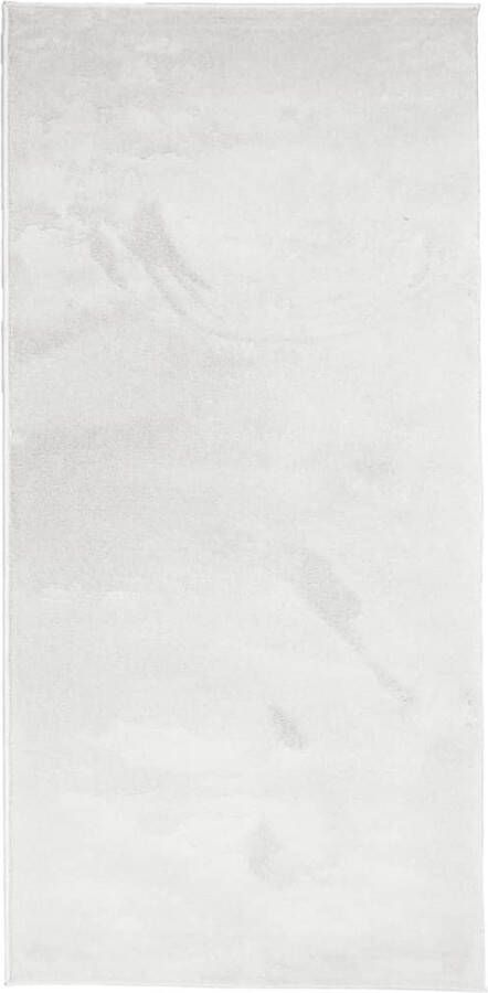 The Living Store OVIEDO Vloerkleed 100x200 cm Grijs Superzacht 100% polyester vloerkleed geschikt voor vloerverwarming Vloerkleed Tapijten Woonkamer Slaapkamer Kantoor - Foto 2