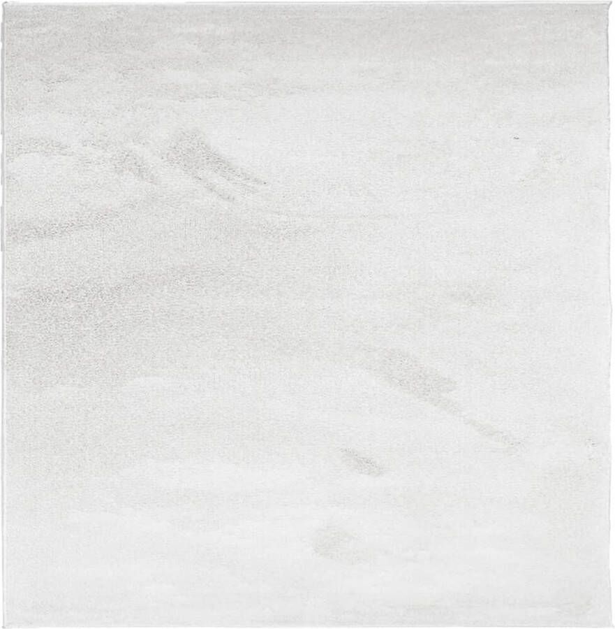 VidaXL -Vloerkleed-OVIEDO-laagpolig-160x160-cm-grijs