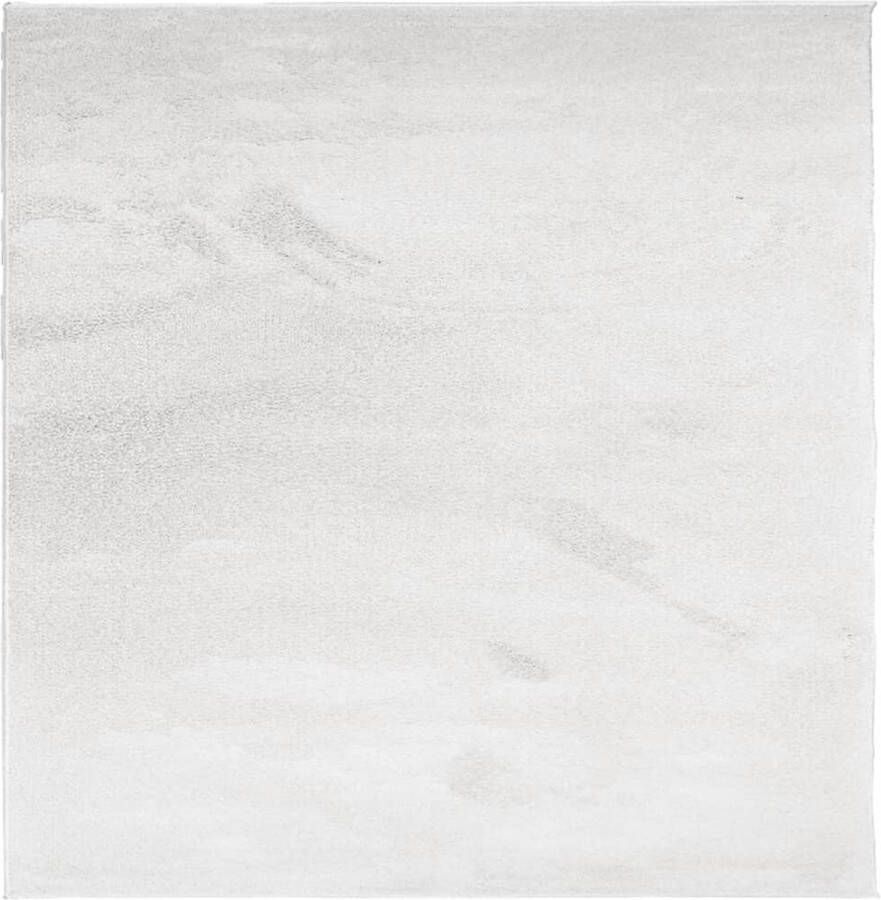 VidaXL -Vloerkleed-OVIEDO-laagpolig-200x200-cm-grijs