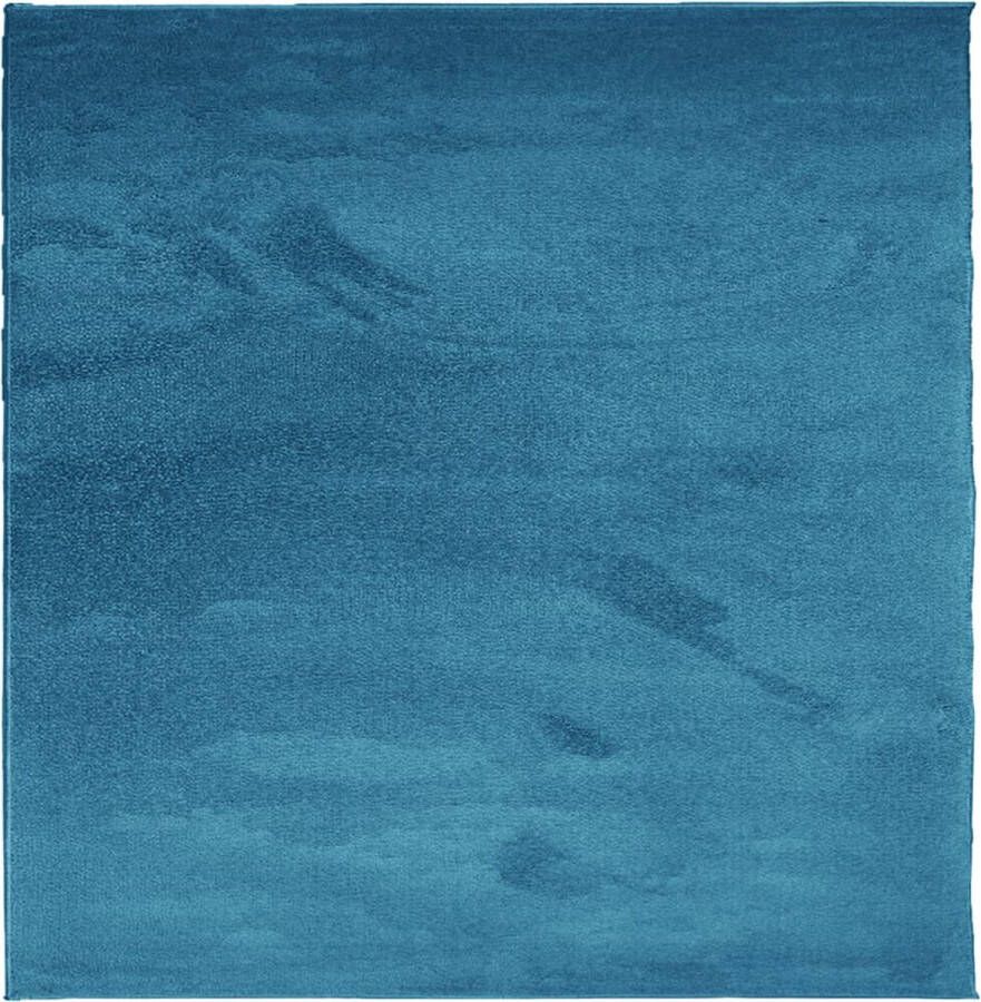 VidaXL -Vloerkleed-OVIEDO-laagpolig-200x200-cm-turquoise