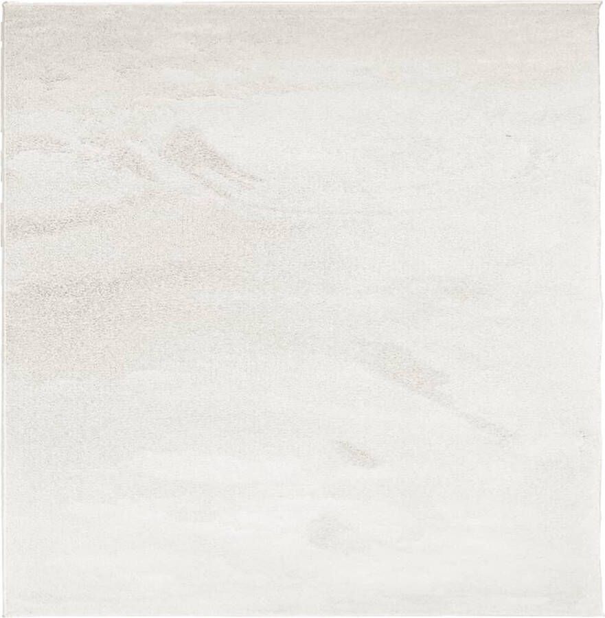 VidaXL -Vloerkleed-OVIEDO-laagpolig-240x240-cm-beige