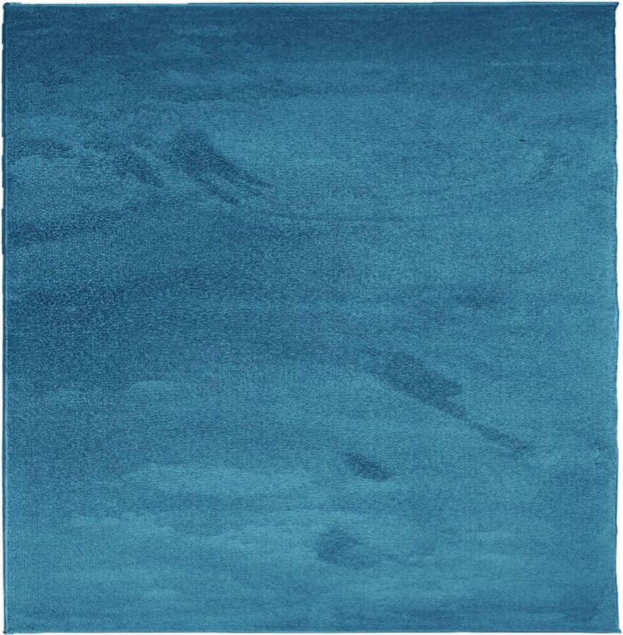 VidaXL -Vloerkleed-OVIEDO-laagpolig-240x240-cm-turquoise
