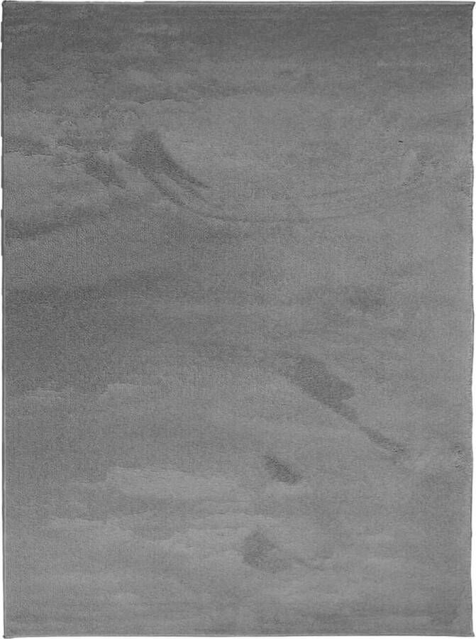 VidaXL -Vloerkleed-OVIEDO-laagpolig-240x340-cm-antracietkleurig