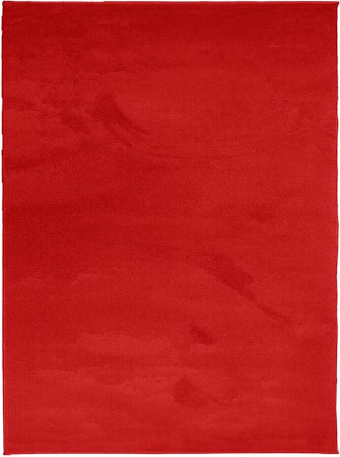 VidaXL -Vloerkleed-OVIEDO-laagpolig-240x340-cm-rood