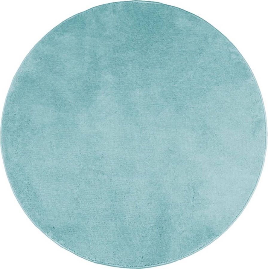 VidaXL -Vloerkleed-OVIEDO-laagpolig-Ø-280-cm-groen