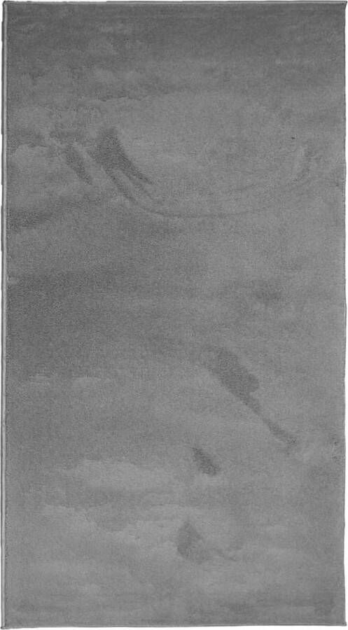 The Living Store OVIEDO vloerkleed 60 x 110 cm antraciet 100% polyester met STANDARD 100 door OEKO-TEX Vloerkleed Tapijten Woonkamer Slaapkamer Gang - Foto 3