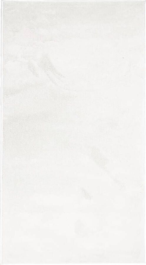 The Living Store OVIEDO Vloerkleed 60 x 110 cm Polyester Crème Duurzaam Superzacht Eenvoudig schoonte maken Breed toepasbaar Vloerkleed Tapijten Kamerdecoratie Woonkamertapijt Slaapkamertapijt - Foto 3