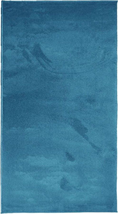 VidaXL -Vloerkleed-OVIEDO-laagpolig-80x150-cm-turquoise