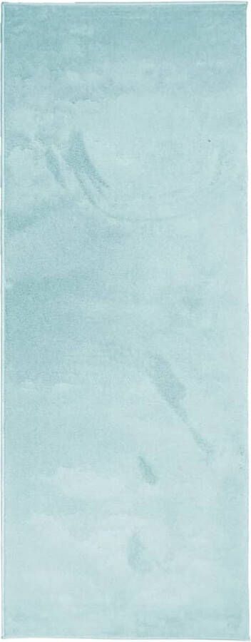 The Living Store OVIEDO Vloerkleed 80 x 200 cm Duurzaam polyester met groene kleur Vloerkleed Tapijten Woonkamer Slaapkamer Gang - Foto 2