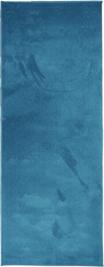 VidaXL -Vloerkleed-OVIEDO-laagpolig-80x200-cm-turquoise