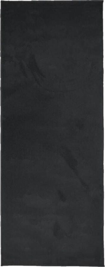 VidaXL -Vloerkleed-OVIEDO-laagpolig-80x200-cm-zwart