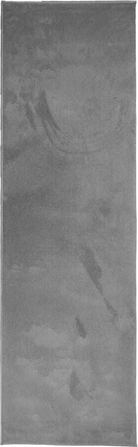 The Living Store OVIEDO Vloerkleed 80 x 250 cm Antraciet Duurzaam gemaakt van 100% polyester Superzachte textuur met 12.5 mm poolhoogte Vloerkleed Tapijt Antieke Vloerkleed Zacht Vloerkleed Modern Vloerkleed - Foto 4