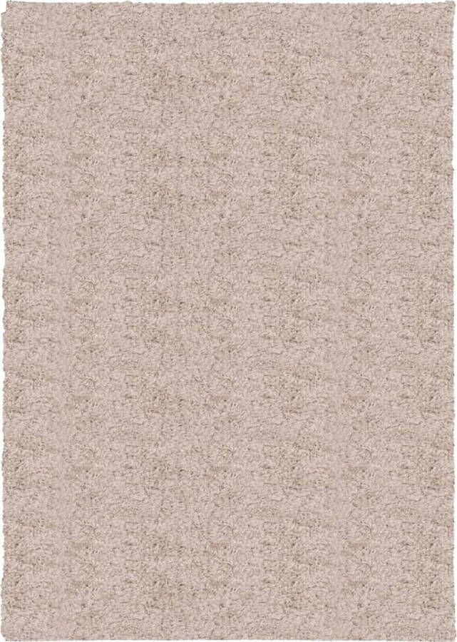 VidaXL -Vloerkleed-PAMPLONA-shaggy-hoogpolig-modern-120x170-cm-beige